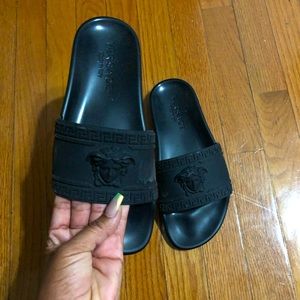 Versace Medusa Slides (black) authentic